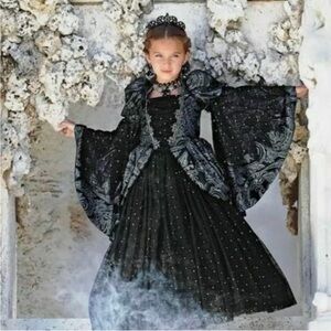 Chasing Fireflies Dark Princess Fairy Witch Dress Costume Size 10 Whimsical